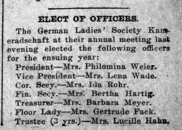 Clipping from Kenosha News